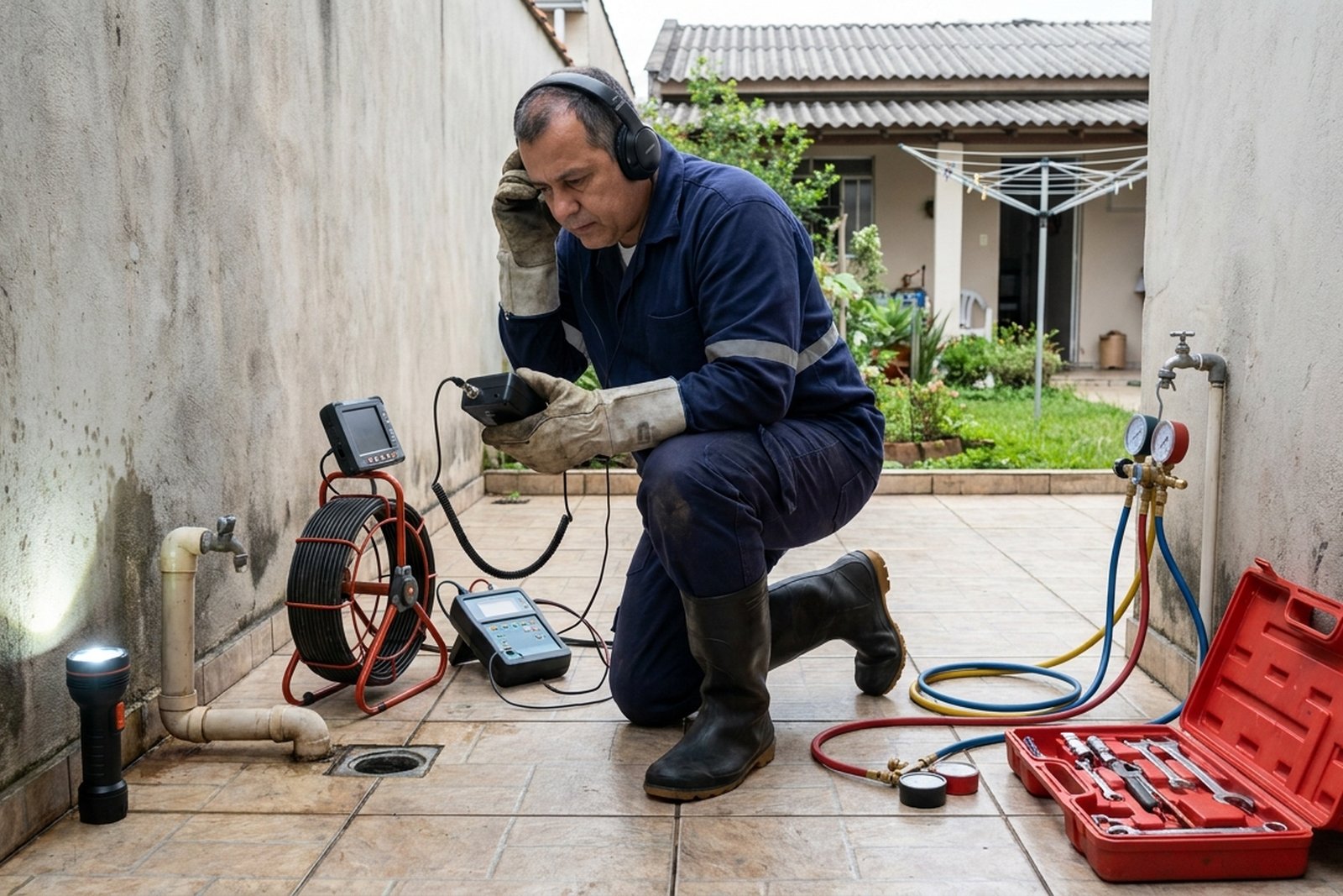 Detecção de Vazamento de Esgoto em Campo Grande‑MS